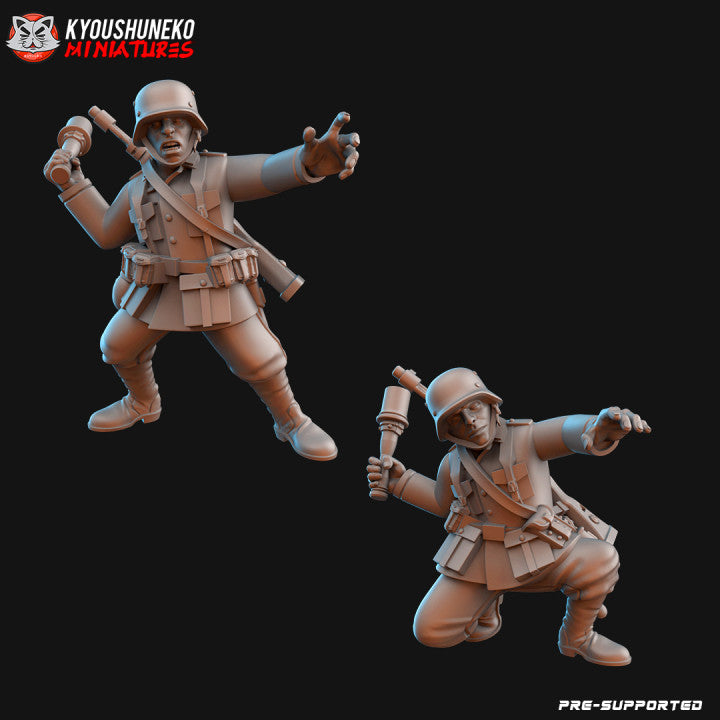 German Grenade Throwing Units