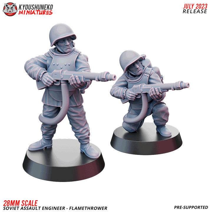 Flamethrower - Soviet Assault Engineer ww2